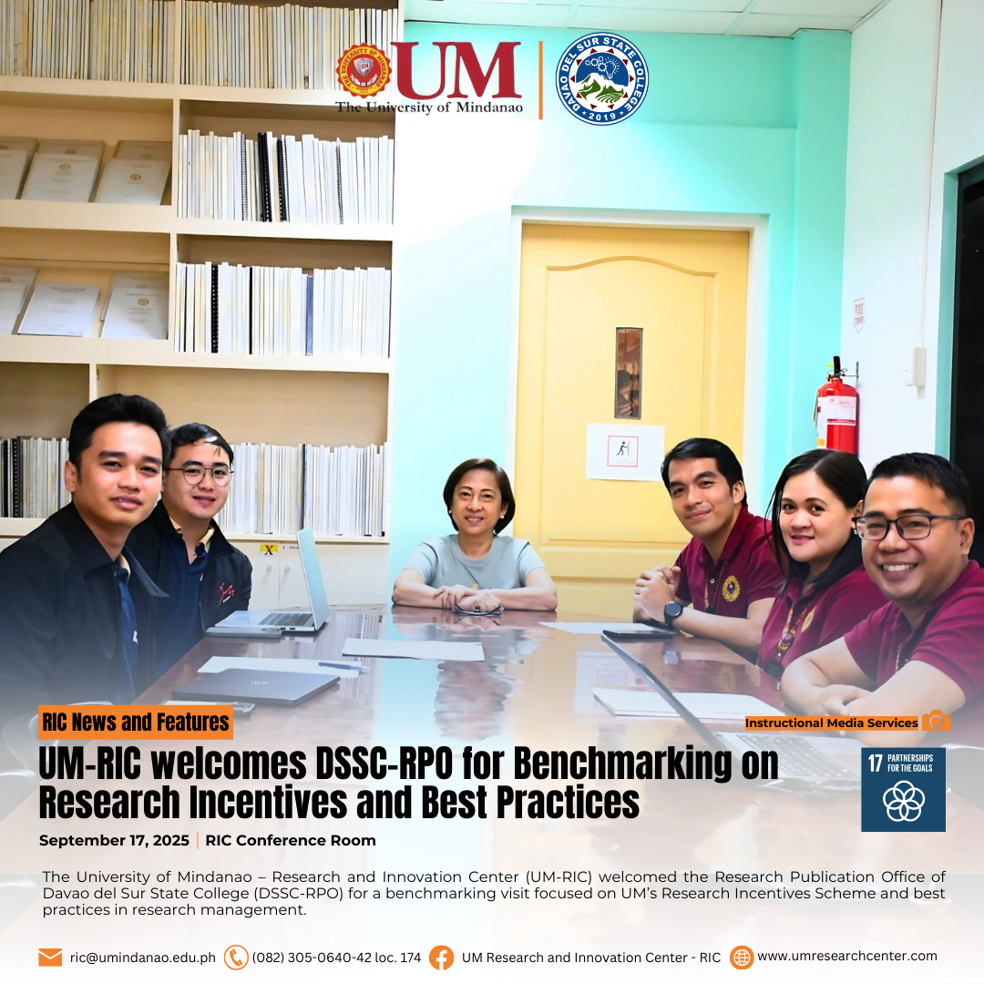 UM-RIC Welcomes DSSC-RPO for Benchmarking on Research Incentives and Best Practices
